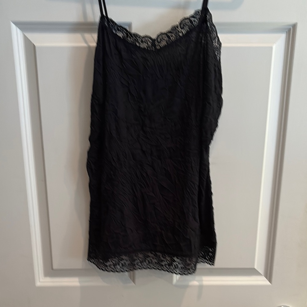Coldwater Creek Black Lace Camisole
